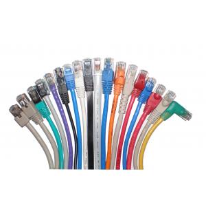 China RoHS Compliant Cat6 UTP Patch Cord 23AWG BC LAN Cable Al Foil Shiled 4 Pairs supplier