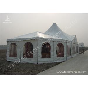 China Combined A Frame And High Peak Huge Wedding Tents Hard Aluminum Alloy Frame supplier