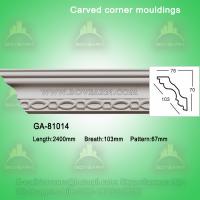 China Good Quality European- style Decorative PU Carved Crown Moulding for Ceiling on sale