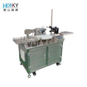 China Automatic Small Size Forzen Dry Liquid Vial Filling Machine With Plug Adding Automatic For Frozen Dry Pre-filling wholesale