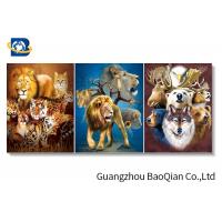 China Wild Lion / Wolf Animal Stock Photo For Wall Decorative Pieces , 3d Pictures on sale