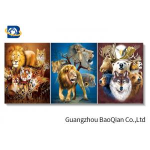 Wild Lion / Wolf Animal Stock Photo For Wall Decorative Pieces , 3d Pictures