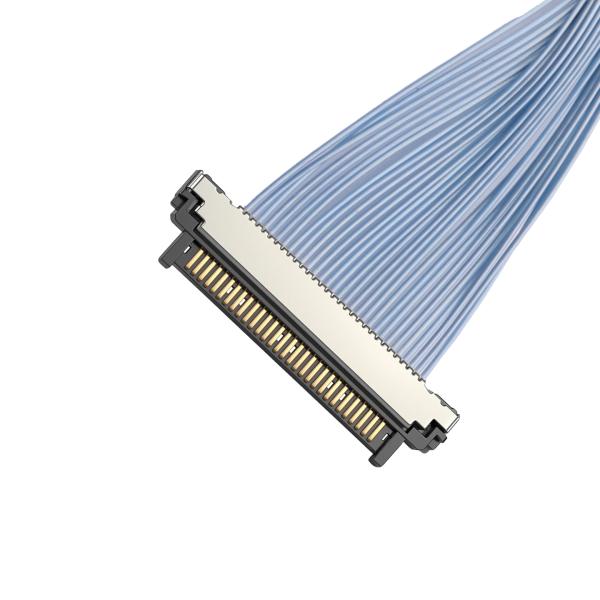 Future-Ready USL20-30SS-015B Micro Coaxial Cable 0.4mm Connector for AI Edge Computing Cameras