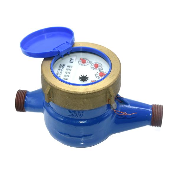 Iron factory price  Multi-jet Dry type l iron water meter for sale DN15 dry type iron  body water meter