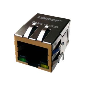 China Etiqueta-abajo IP-PBX integrado ATMEGA8535-16JUR de XRJG-01A-4-E11-02 RJ45 Jack modular wholesale