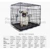 customized portable stainless steel aluminum metal folding big dog cage, dog