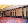 China Movable Door Rollers Banquet Hall Acoustic Partition Wall Panel Thickness 65mm OEM / ODM wholesale
