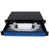 China Black Fiber Termination Cabinet , Fiber Optic Splitter Box Easy Maintenance wholesale