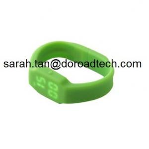 Real Capacity Colorful Wrist Band USB Flash Drive Silicone LED Watch USB Sticks