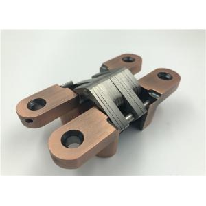 China Antique Copper Heavy Duty Invisible Hinge For 30mm Thick Interior Wooden Door supplier