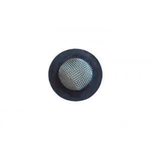 Black Color Rubber Washers NBR / EPDM With Stainless Steel Mesh Filter