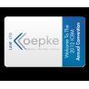 13.56 MHz Swipe Access Card , Hotel Key Electronic Access Card UV Coating