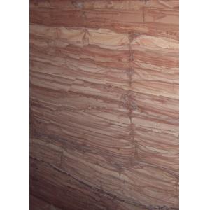 China ​Red Wooden Vein Marble Gloss Marble Floor Tiles Flooring Big Slab 2.7g / Cm³ Density supplier