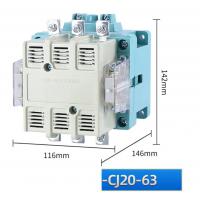 China CJ20 400A high power contactor magnetic contactor for industrial control 3 poles ac Electrical Contactor Switch on sale