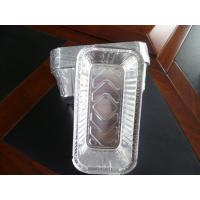 China Ovenable Disposable Aluminum Foil Pans , Aluminium Disposable Baking Pan Custom Size on sale