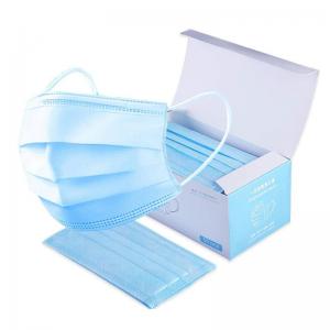 Layer Single Use Surgical Disposable Mask Anti Bacterial 17.5cm*9.5cm Size