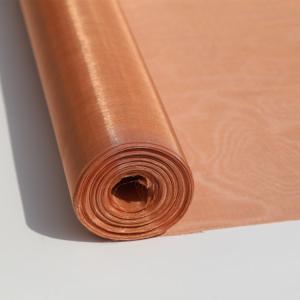 22 Mesh Number Copper Wire Mesh Fabric For MRI RF Window Shielding Materials