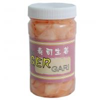 China Natural Pink Red Pickled Sushi Ginger 160g 190g 340g Packing on sale