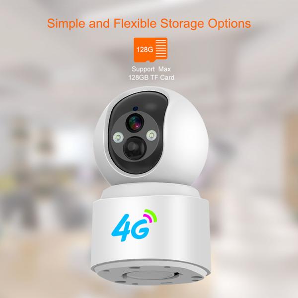 Wireless WiFi Camera 4G Low Power 3MP V380pro Smart Tracking Wifi Pet Security 4G Sim Card Camera