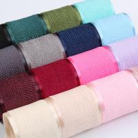 China Korea Polyester Cotton Velvet Ribbon 10mm-40mm Green Velvet Wired Ribbon on sale