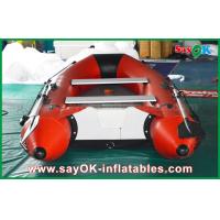 China 0.9mm PVC Inflatable Boats Aluminium Alloy Floor 4-6 Person Canoeing Kayak on sale