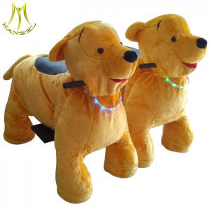 China Hansel coin operated animals battery cars plush horse stuffed animal toy supplier