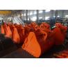 V Shaped Kubota Excavator Bucket Ditch Cleaning Durable With Side Protective