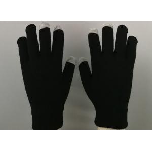 Composite Knitted Working Hands Gloves Light Weight Electric Conduction On Thumb