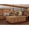 China Beautiful Solid Wood Kitchen Cabinets Customized Classic Design From Foshan wholesale