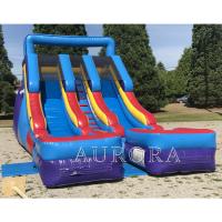 China Pvc Tarpaulin Inflatable Water Slides For Pool Giant Inflatable Bouncer Slide on sale