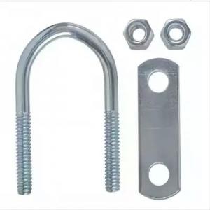Stainless Steel U Bolt With Nut DIN3570 Galvanized U Bolt Pipe Clamp Steel Fastener