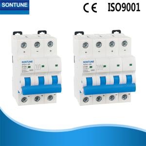 China 1000V equipamento do interruptor da C.C. MCB/10KA 4P Mini Circuit Breaker Using Solar supplier