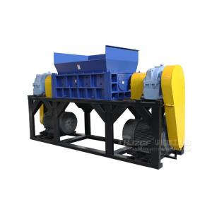 China Double Shaft Shredder Machine With  Two  Wear Resistant Shredding Rollers supplier