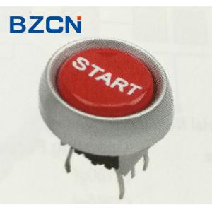 China 5 Pin LED Tact Switch Red Push Button Momentary Operation For Office Equipment supplier