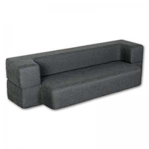 75" L Folding Sofa Bed Couch Memory Foam Washable Cover Futon Sleeper Sofa