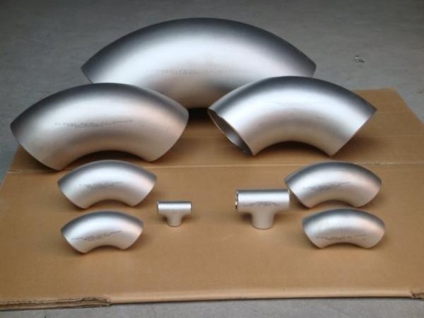 ASTM A815 WPS31803 Duplex Steel Pipe Fittings , S31803 Seamless Butt Weld Pipe