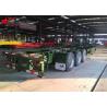 3 Axles Container Skeletal Trailers 40ft Skeletal Chassis Use Transport