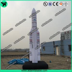 China 5m Giant Space Replica Oxford Inflatable Rocket supplier