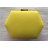 Big Size PU Leather Material trendy Hard Shell Ladies Leather Clutch Bags