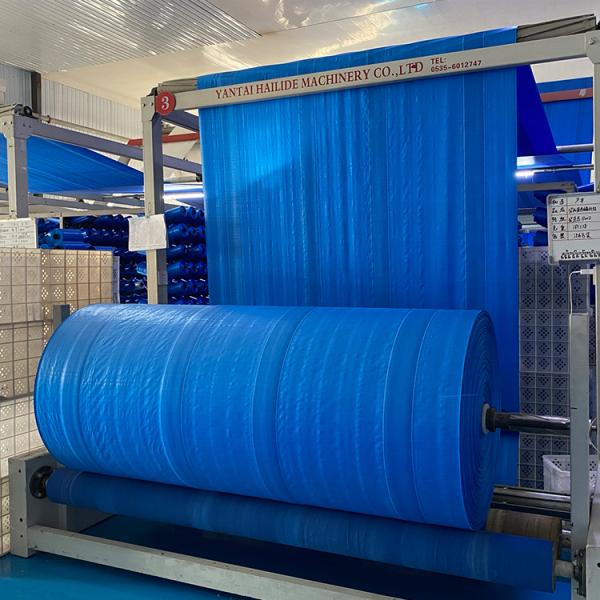 White PP Plastic Woven Cloth Roll Material Transparent Fabric Roll For FIBC Jumbo Bag Use