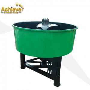 China 4KW 380V Concrete Pan Mixer / Electric Mortar Mixer 0.9m3 supplier