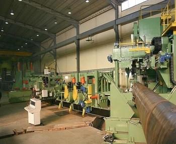 Natural Oil And Gas Tube Mill Machine , API Standard Spiral Welded Tube Mill