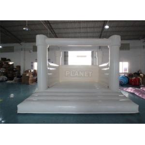 Outdoor Jumping Bouncer Inflatable Wedding Bouncy Castle White Bounce House For Adults And Kids