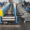 China Máquina principal doble hidráulica 0.8m m de Froming del rollo del techo con el corte de la pista wholesale