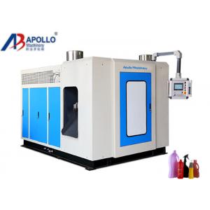 China 10L Lubricant Oil Blue Bottle Plastic Blow Moulding Machine Double Station Weight 8.5 Ton wholesale