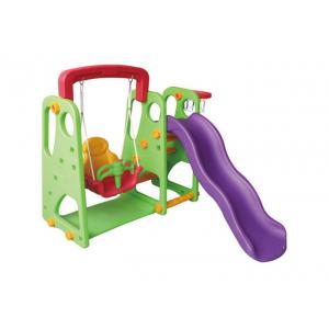 Customized Color Childrens Swings And Slides Non Toxic For 3 - 12 Years Old