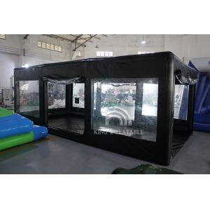 China Inflatable Show Car Garage Waterproof Paint Booths Inflatable Spray Booth Car Tent For Painting supplier