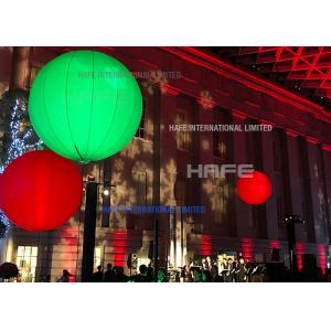 China Moon LED Helium Balloon Lights Night Decoration , Illuminate 3M Led Light Party Balloons supplier