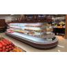 Hypermarket Round Island Open Display Fridge With White LED Lighting