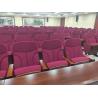 VIP Movable Steel Leg Folding Auditorium Chairs With Hidden Tablet